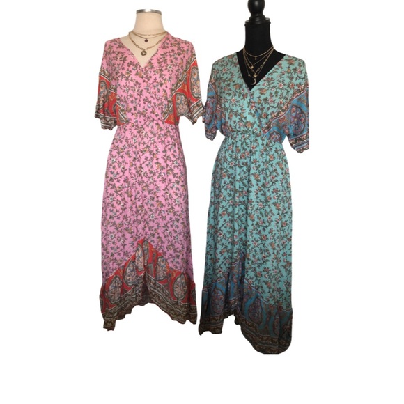 Bohemian high low maxi dress - Picture 4 of 4